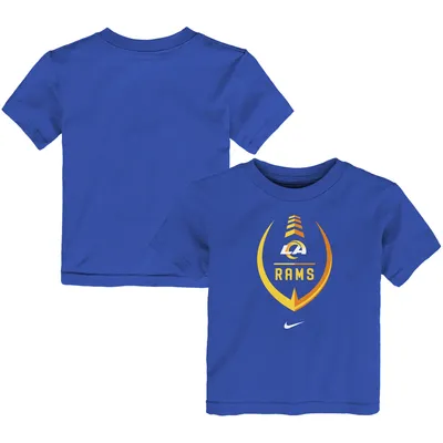 Nike / Men's Los Angeles Rams Dri-FIT Royal Long Sleeve Raglan T-Shirt