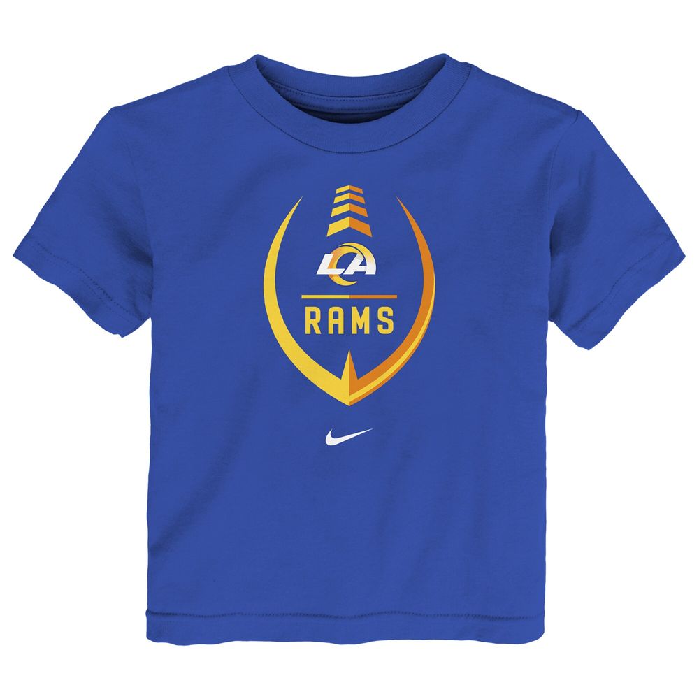 Toddler Nike Royal Los Angeles Rams Football Wordmark T-Shirt