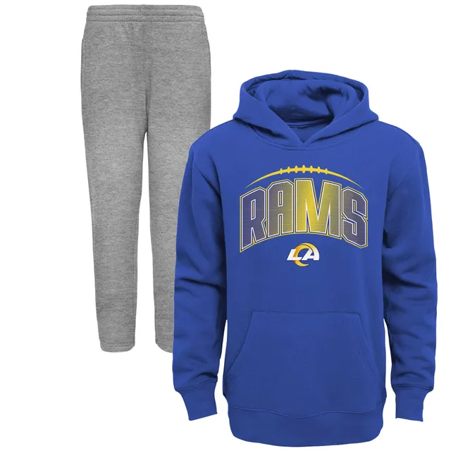 Lids Los Angeles Rams Nike Surrey Legacy Pullover Hoodie - Heathered  Charcoal/Royal