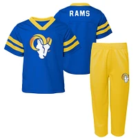 Toddler Royal Los Angeles Rams Red Zone Jersey & Pants Set