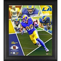 Cooper Kupp Los Angeles Rams Fanatics Authentic Framed 15 x 17 Impact Player Collage with A Piece of Game-Used Football - Limited Edition of 500