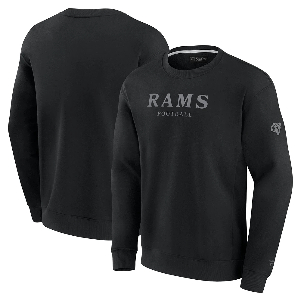 Sweat-shirt en polaire unisexe Fanatics noir Los Angeles Rams Elements Unlimited