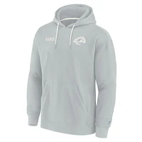 Sweat à capuche unisexe Fanatics gris Los Angeles Rams Elements en polaire super douce