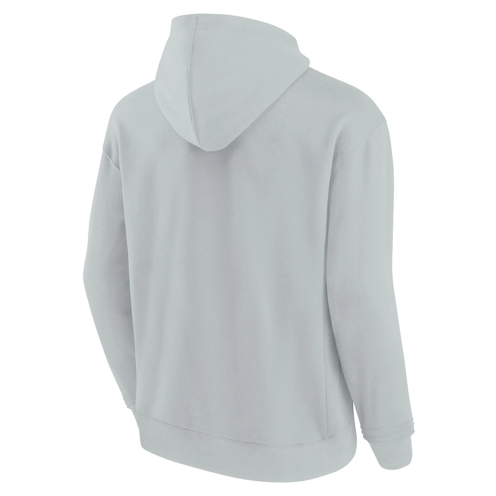 Sweat à capuche unisexe Fanatics gris Los Angeles Rams Elements en polaire super douce