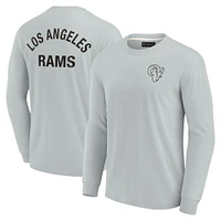 T-shirt unisexe Fanatics gris Los Angeles Rams Elements super doux à manches longues