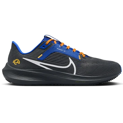 Chaussure de course unisexe Nike Anthracite Los Angeles Rams Zoom Pegasus 40