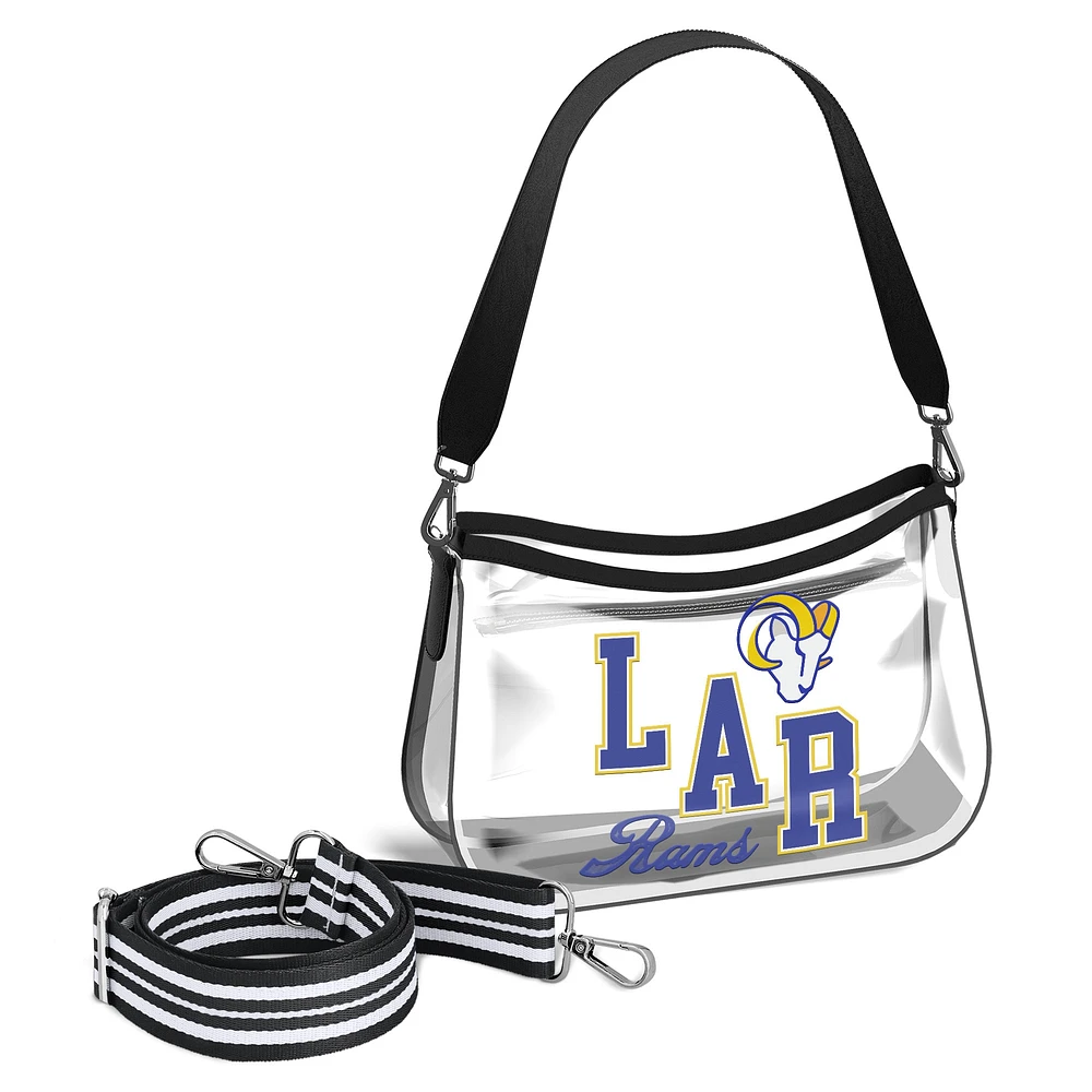 Mini-porte-monnaie transparent Stadium des Los Angeles Rams de WEAR by Erin Andrews