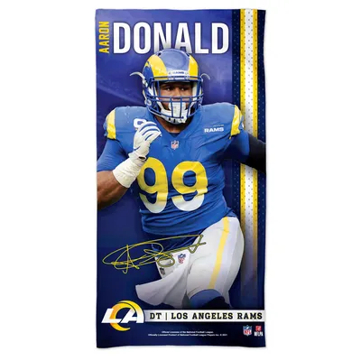 Aaron Donald Los Angeles Rams WinCraft 30" x 60" Spectra Player Beach Towel