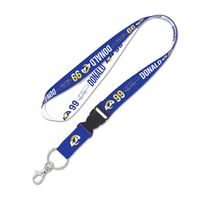 WinCraft Aaron Donald Los Angeles Rams Buckle Player - Lanyard