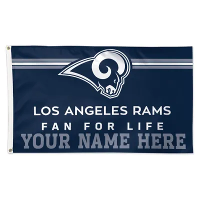 Los Angeles Rams WinCraft 3' x 5' One-Sided Deluxe Personalized Flag