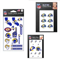 WinCraft Los Angeles Rams 4" x 7" Waterless Tattoos Set