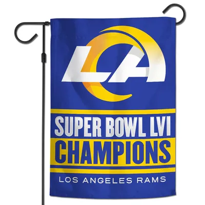 Los Angeles Rams WinCraft Super Bowl LVI Champions 12'' x 18'' 2-Sided Garden Flag