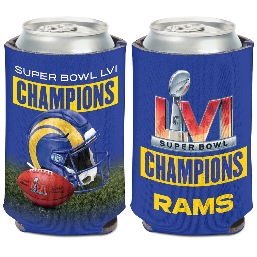 WinCraft Los Angeles Rams Super Bowl LVI Champions 12oz. Ball Can Cooler