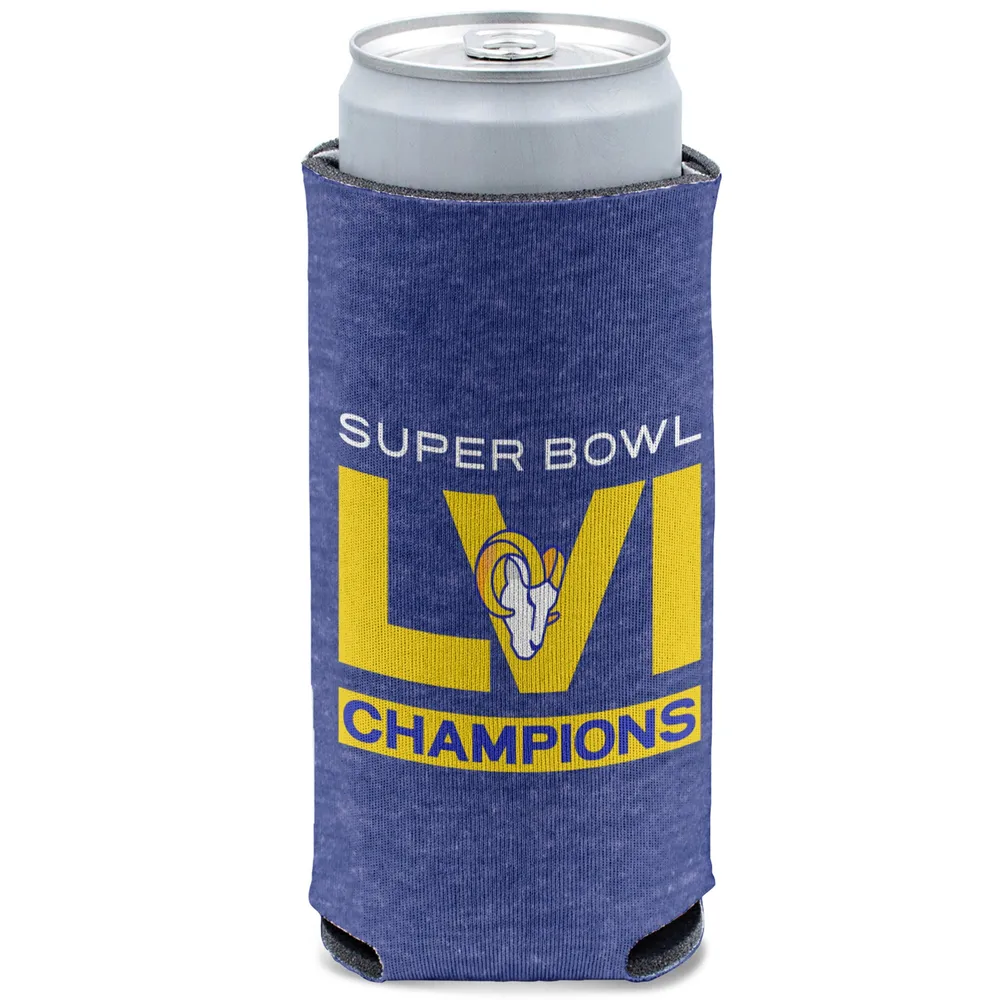 WinCraft Los Angeles Rams Super Bowl LVI Champions 12 oz. Heathered Slim Can Cooler