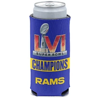 WinCraft Los Angeles Rams Super Bowl LVI Champions 12oz. Slim Can Cooler