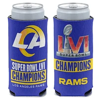 WinCraft Los Angeles Rams Super Bowl LVI Champions 12oz. Slim Can Cooler