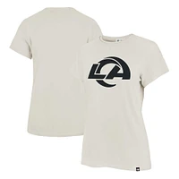 Women's '47 Cream Los Angeles Rams Panthera Frankie T-Shirt