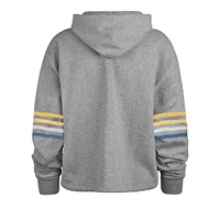 Sweat à capuche '47 Heather Grey Los Angeles Rams Upland Bennett pour femmes