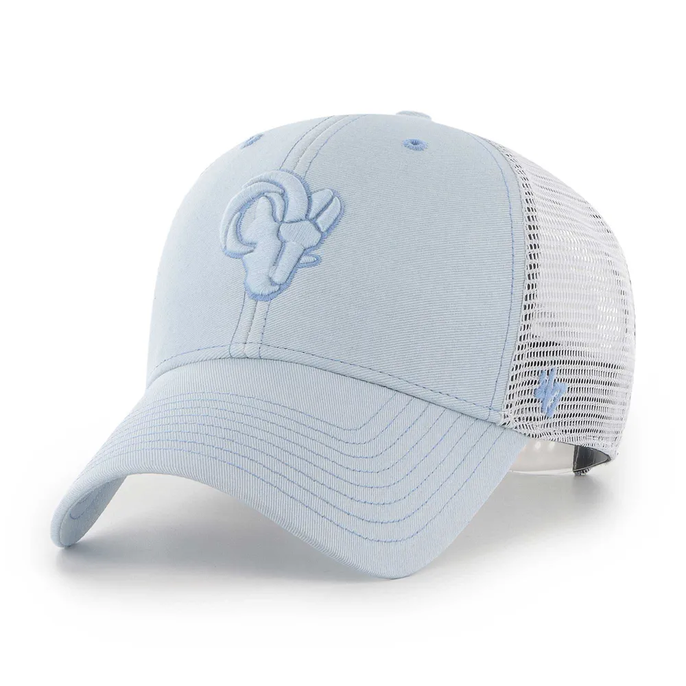 Lids Los Angeles Rams '47 Women's Haze Clean Up Trucker Snapback Hat -  Light Blue/White