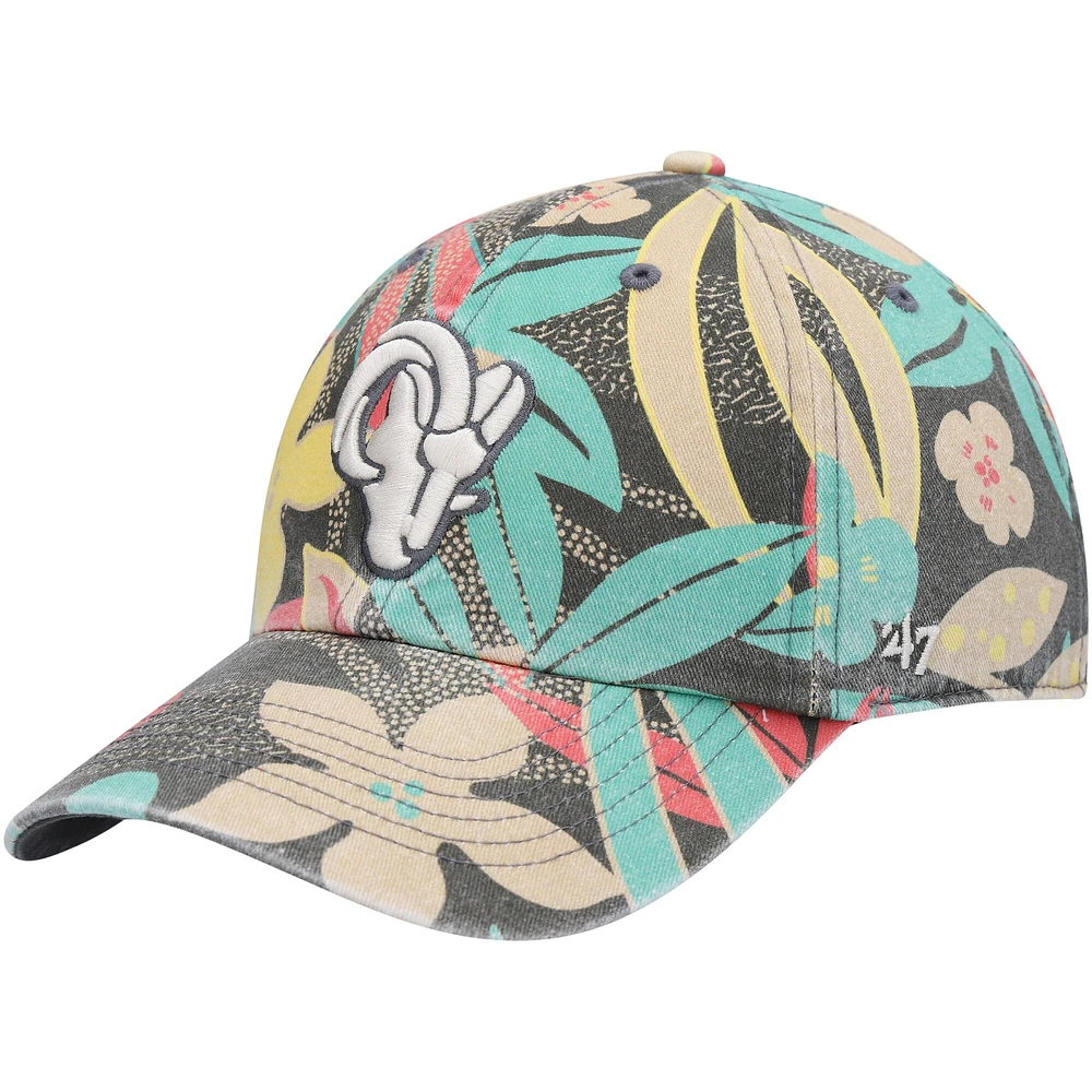 Women's '47 Los Angeles Rams Plumeria Clean Up Adjustable Hat