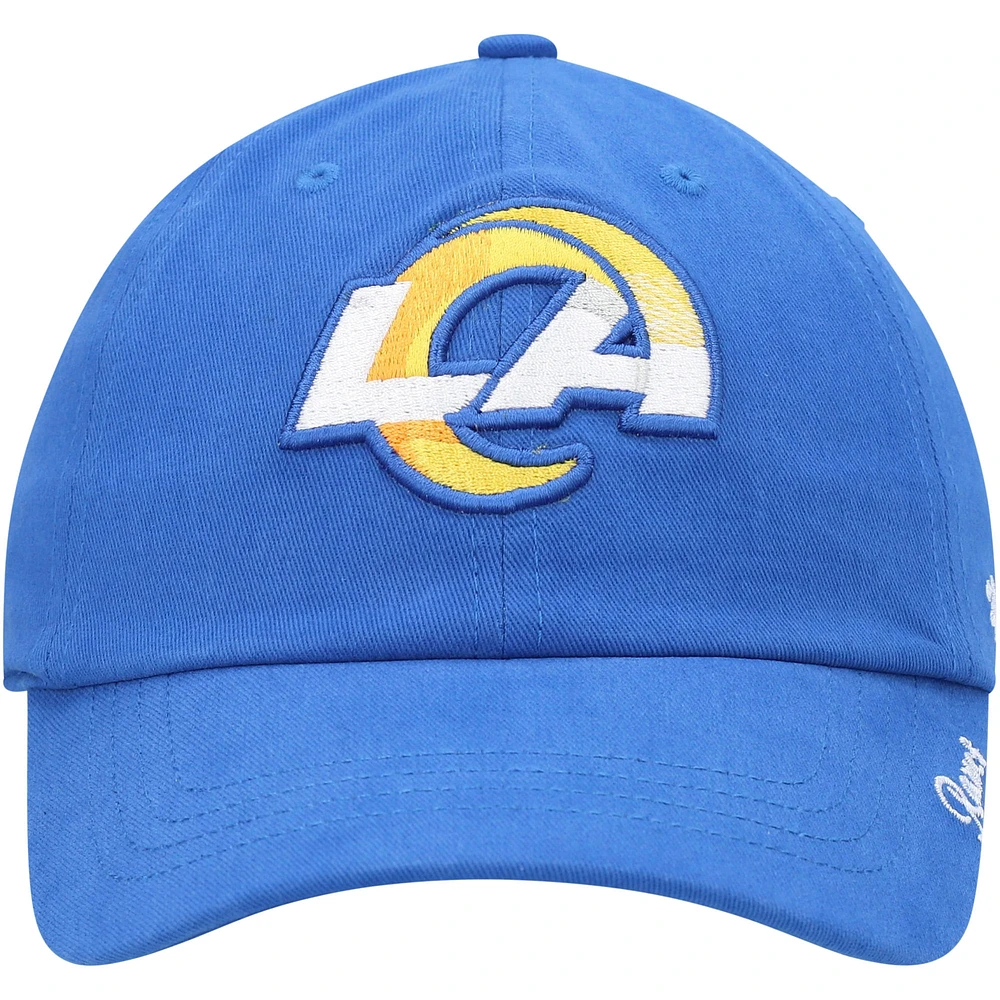 Casquette ajustable '47 Royal Los Angeles Rams Miata Clean Up pour femme