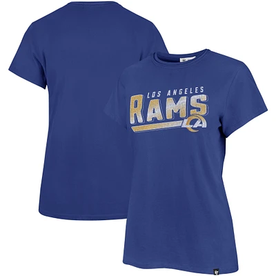 T-shirt pour femme '47 Royal Los Angeles Rams Pep Up Frankie