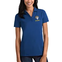 Lids Los Angeles Rams Antigua Women's Throwback Logo Sleeveless Tribute Polo