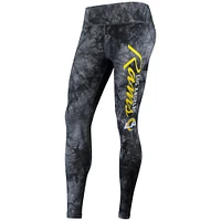 Women's Concepts Sport Black Los Angeles Rams Burst Tie Dye Leggings