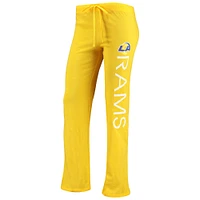 Ensemble de nuit avec débardeur et pantalon pour femme Concepts Sport Or/Royal Los Angeles Rams Muscle