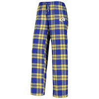 Women's Concepts Sport Navy/Gold Los Angeles Rams Badge T-Shirt & Pants Sleep Set