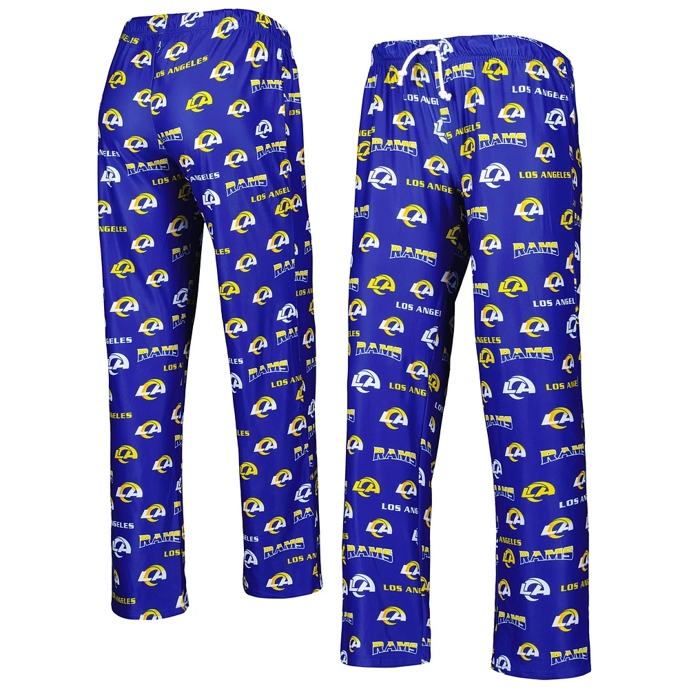 Women's Concepts Sport Royal Los Angeles Rams Breakthrough Knit Pants