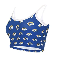 Women's Concepts Sport Royal Los Angeles Rams Gauge Lounge Bralette