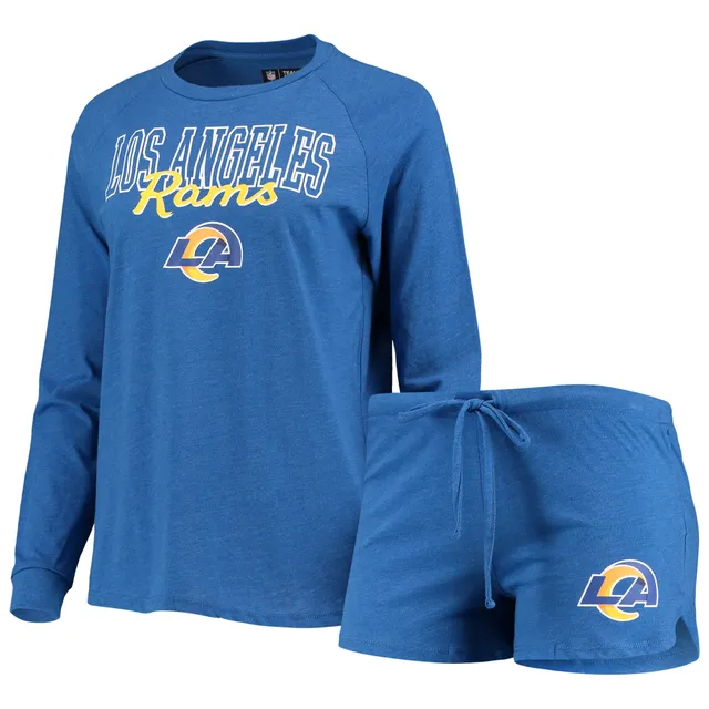 Lids Los Angeles Rams Concepts Sport Women's Plus Meter Tank Top & Pants  Sleep Set - Royal/Heather Gray