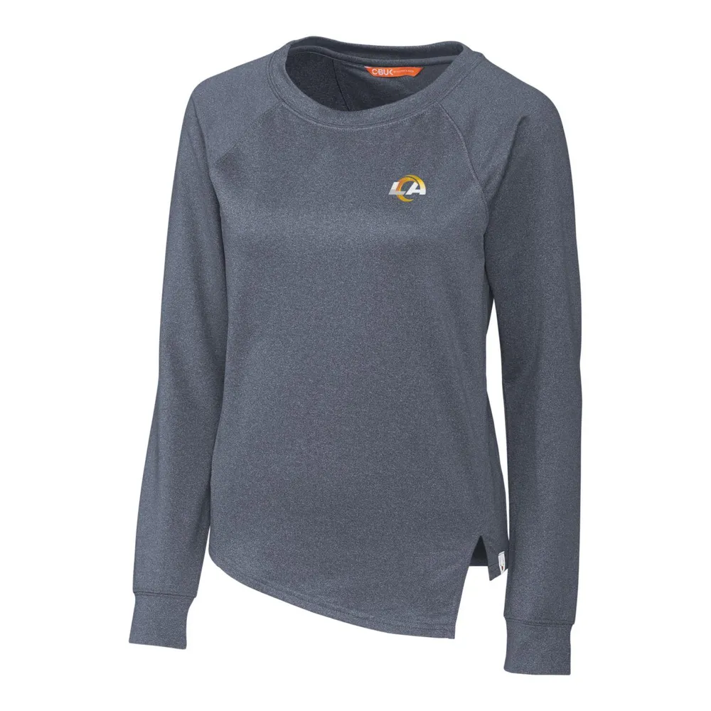 Los Angeles Rams Antigua Victory Chenille Pullover Sweatshirt - Heather Gray