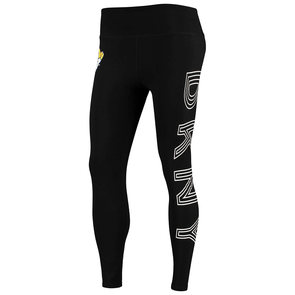 Women's DKNY Sport Black Los Angeles Rams Sami High Waisted Leggings