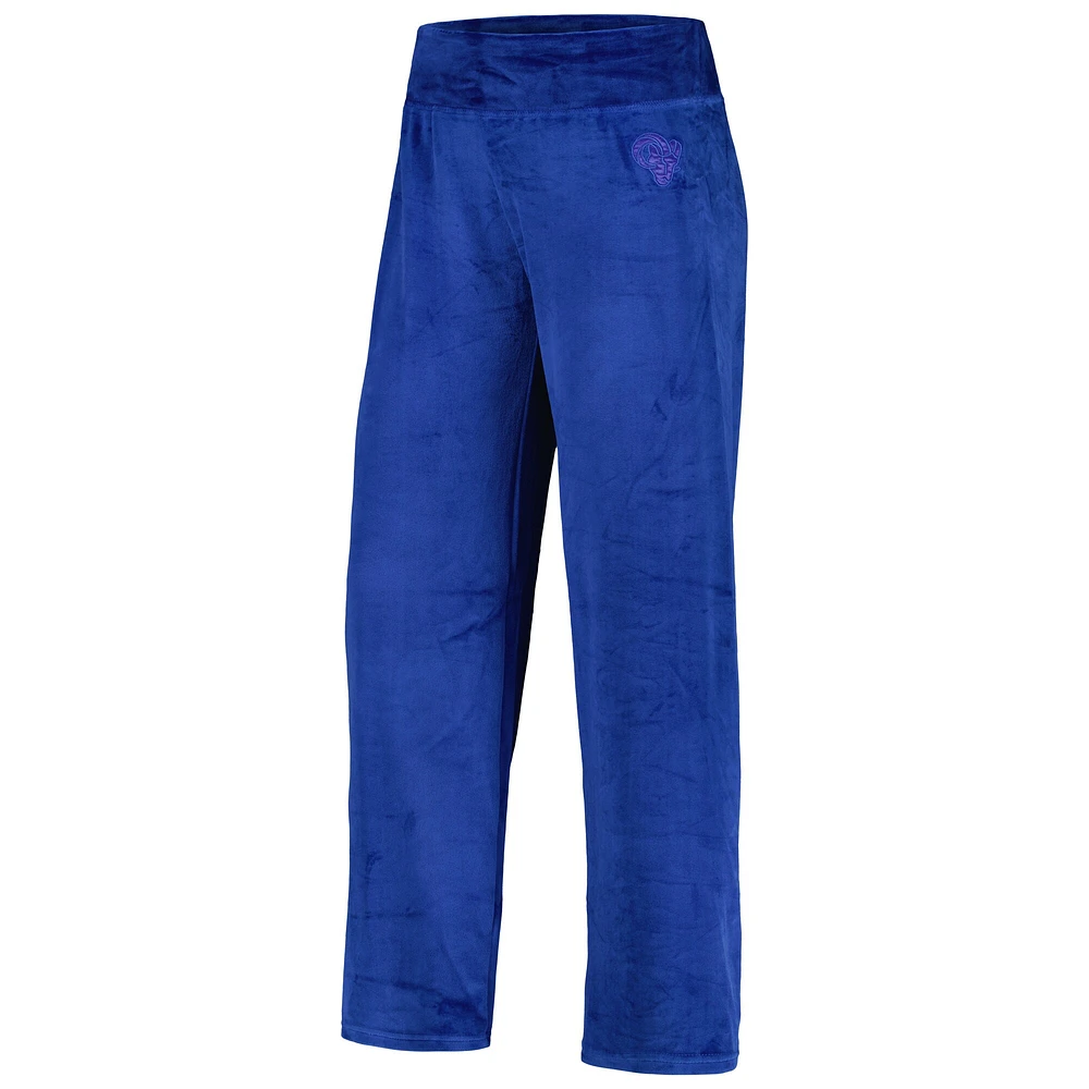 Pantalon demi droit DKNY Sport Royal Los Angeles Rams pour femmes