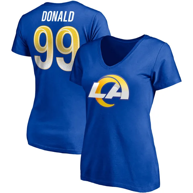 NEW Aaron Donald 99 Los Angeles Rams Nike Game Royal Football