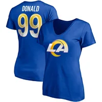 Aaron Donald Los Angeles Rams Nike Super Bowl LVI Name & Number T-Shirt -  White