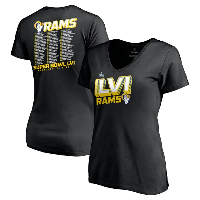 Lids Los Angeles Rams Fanatics Branded Women's Super Bowl LVI Champions  Parade V-Neck Plus T-Shirt - Royal