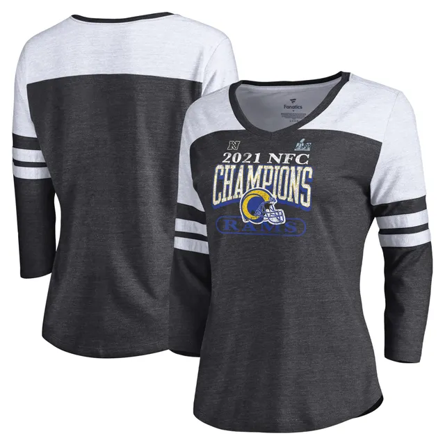 Men's Fanatics Branded Black Los Angeles Rams Super Bowl LVI Bound Tilted  Roster Long Sleeve T-Shirt