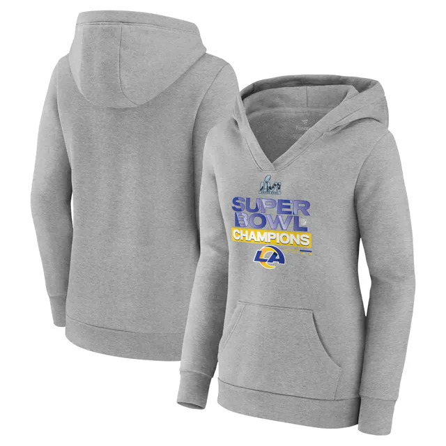 Fanatics Branded Women's Fanatics Branded Heathered Gray Los Angeles Kings  Fan Favorite Script Pullover Sweatshirt