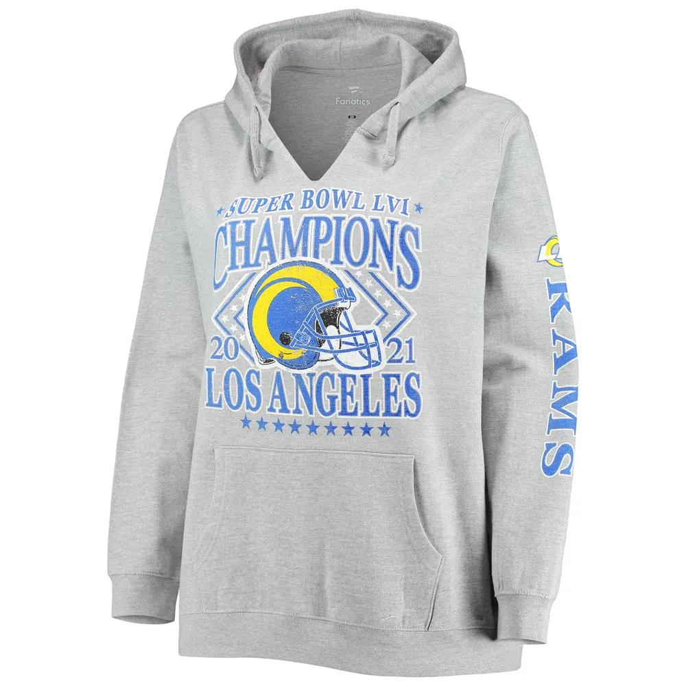 Youth Fanatics Branded Heathered Gray Los Angeles Rams Super