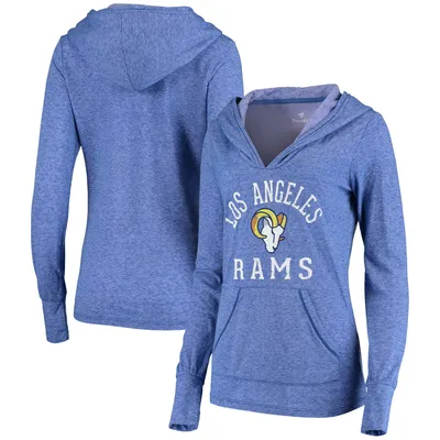 Indianapolis Colts Fanatics Branded Women's Doubleface Slub Pullover Hoodie - Royal