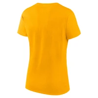 T-shirt Fanatics Gold pour femme de l'équipe des Los Angeles Rams