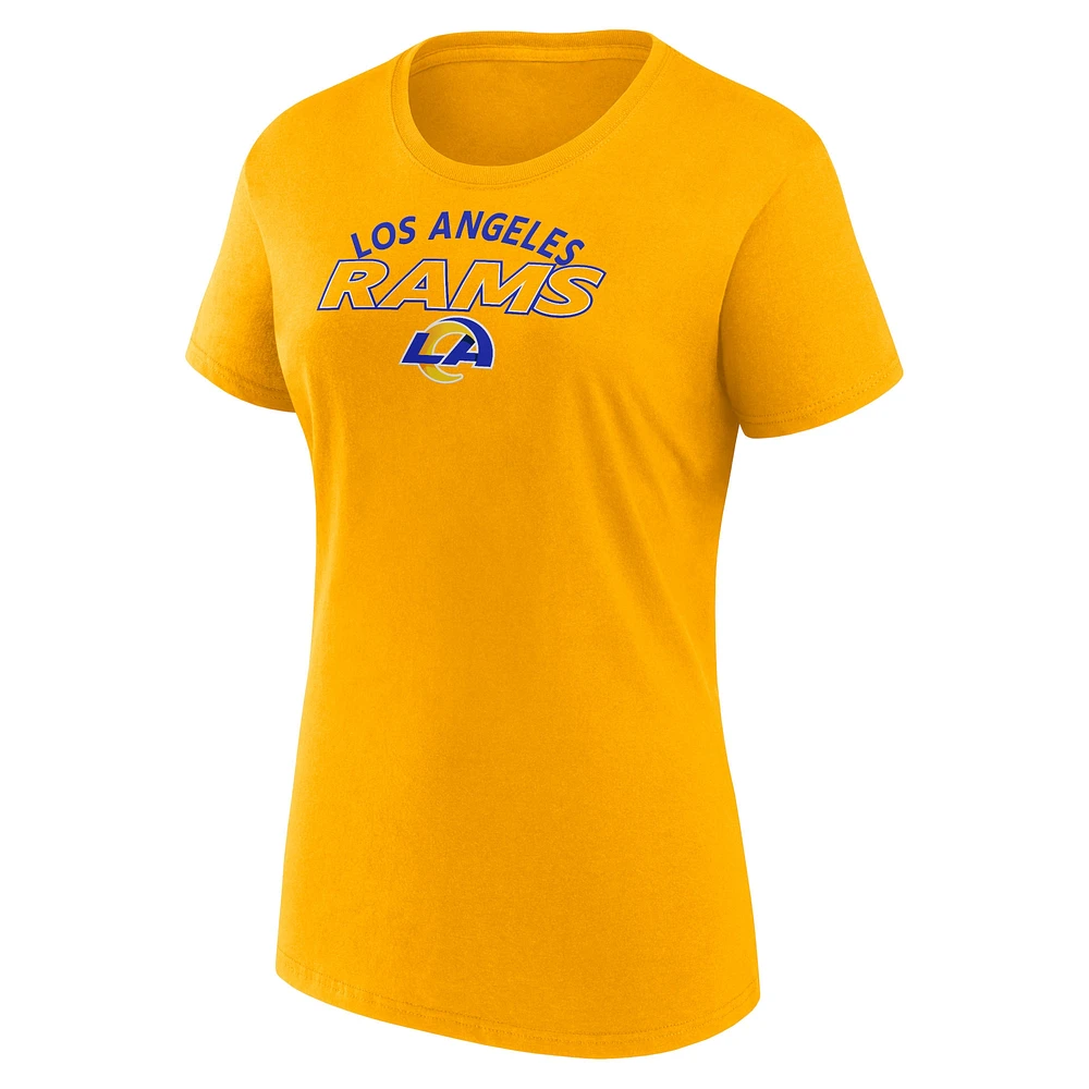 Pack combiné de t-shirts Risk Fanatics Los Angeles Rams pour femmes