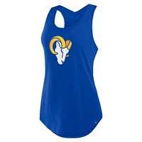 Débardeur Fanatics Royal Los Angeles Rams Iron Fan pour femme
