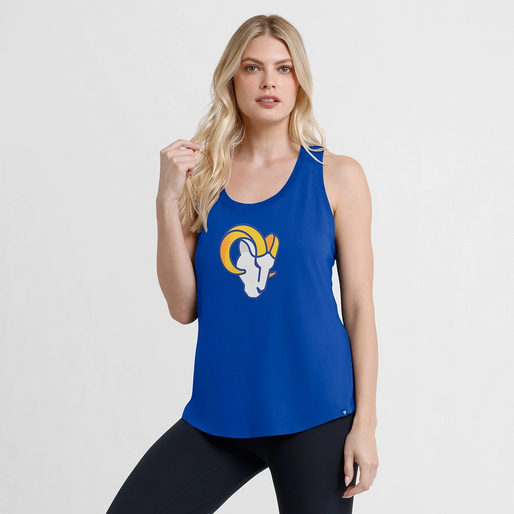 Débardeur Fanatics Royal Los Angeles Rams Iron Fan pour femme