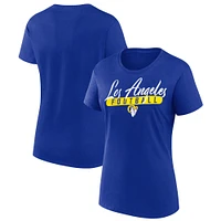 Women's Fanatics  Royal Los Angeles Rams Team T-Shirt