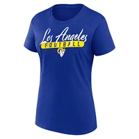 Women's Fanatics  Royal Los Angeles Rams Team T-Shirt