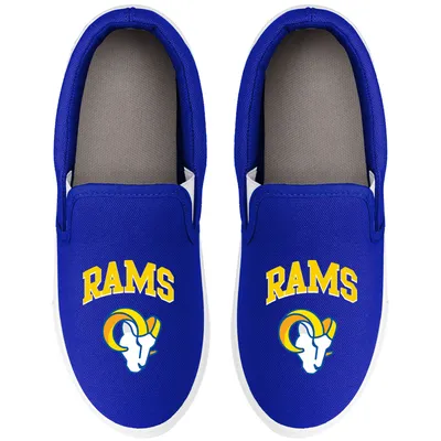Los Angeles Rams FOCO Women's Big Logo Slip-On Sneakers
